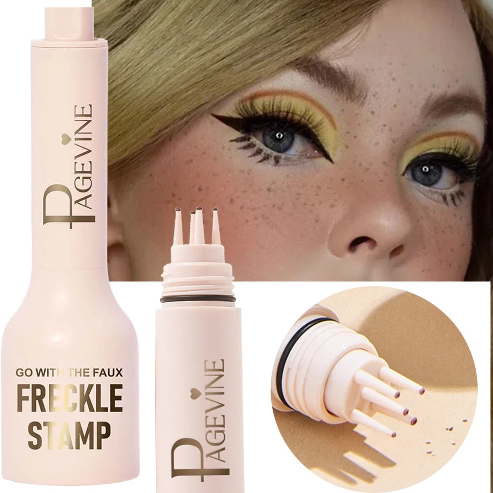 Enhance your natural beauty with the 5-Point Freckle Stamp Pen. Featuring an innovative five-point applicator for quick, flawless application, it creates soft, realistic-looking freckles that complement any makeup look. Achieve a fresh, effortless glow wi
