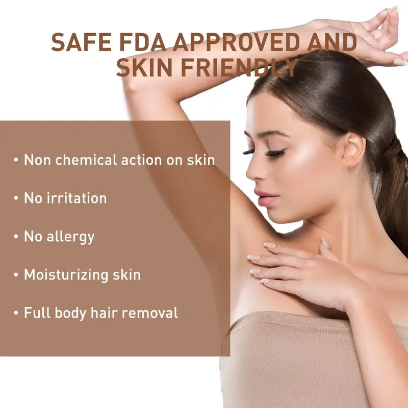 Enriched with 24K Gold and Collagen, this luxurious formula gently removes unwanted hair while helping to nourish and hydrate your skin. Designed for a smooth, effortless application, it leaves your skin feeling soft, refreshed, and beautifully cared for
