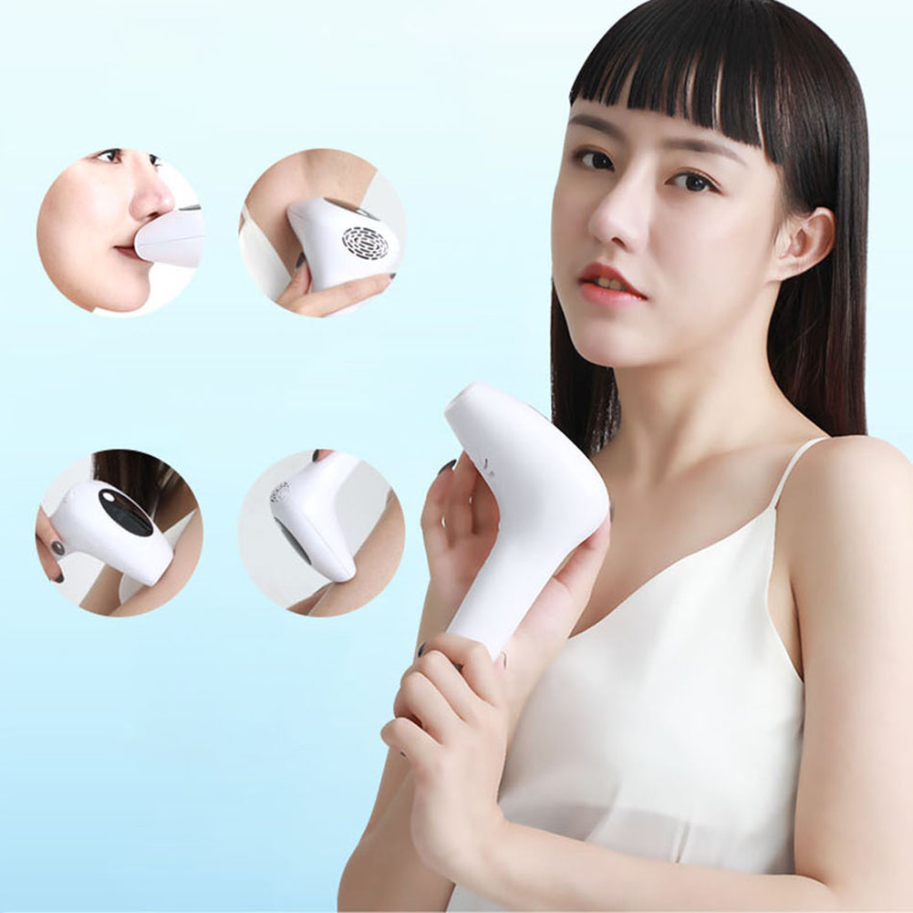 Laser Hair Removal Device  Achieve smooth, hair-free skin from the comfort of your home. This advanced laser hair removal device helps reduce unwanted hair, leaving your skin feeling soft, silky, and beautifully smooth with every treatment.